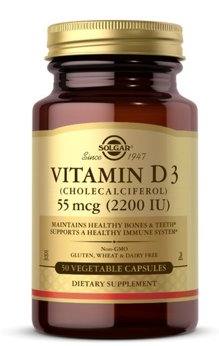 قرص ویتامین D3برند سولگار دوز ۲۵۰۰