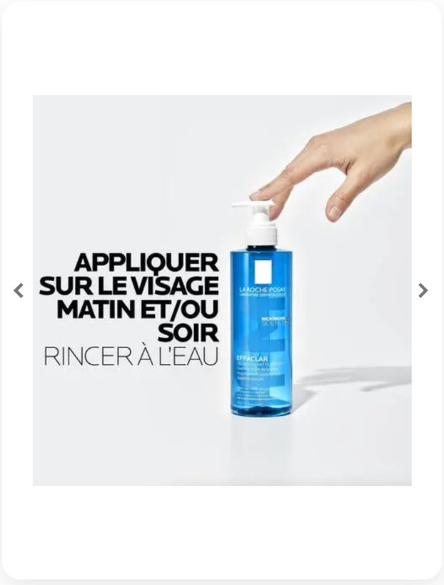 ژل شستوشوی effaclar M+ لاروشپوزای فرانسه مناسب پوست چرب 400 میل