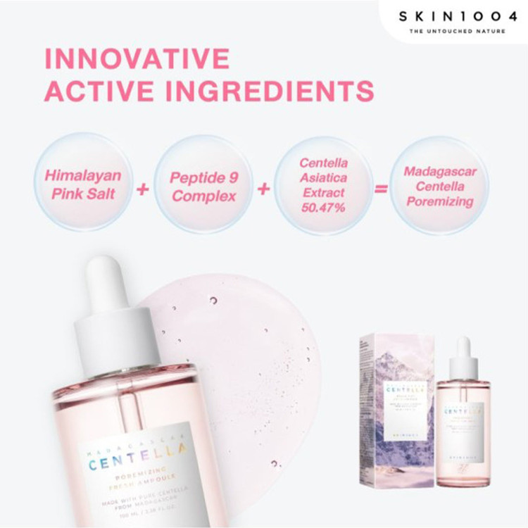 آمپول کنترل منافذ سنتلا ماداگاسکار اسکین 1004SKIN