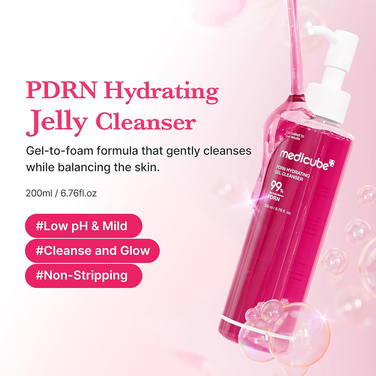 ژل شستشوی PDRN مدی کیوب