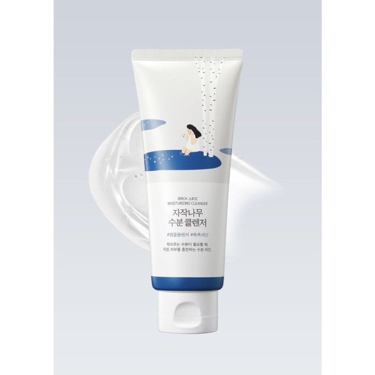 ژل شوینده مرطوبکننده و تسکیندهنده راندلب ROUND LAB Birch Juice Moisturizing Cleanser 150ml