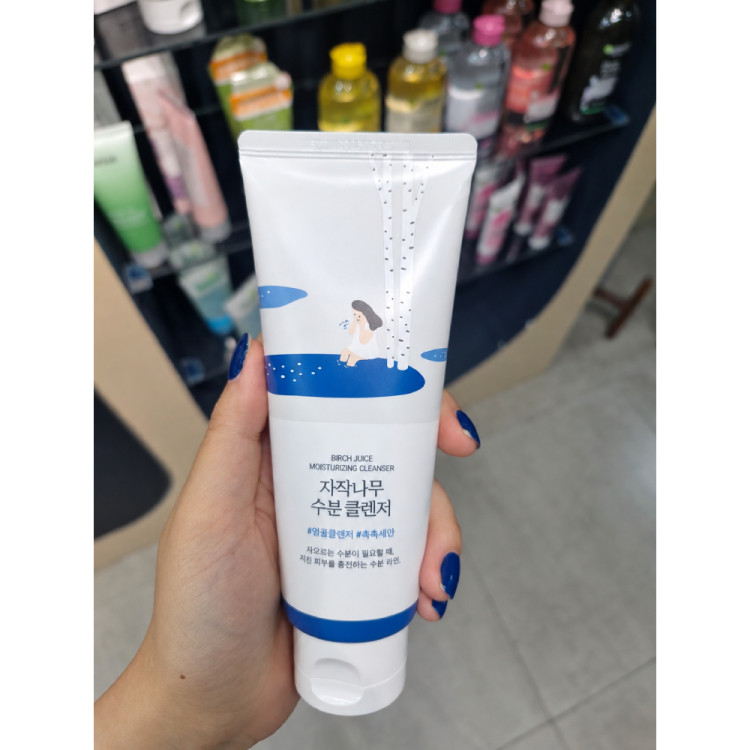 ژل شوینده مرطوبکننده و تسکیندهنده راندلب ROUND LAB Birch Juice Moisturizing Cleanser 150ml