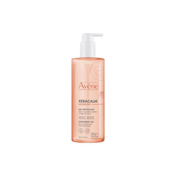 ژل شستشوی صورت اون Avene مدل XeraCalm Nutrition مناسب پوست خشک و حساس