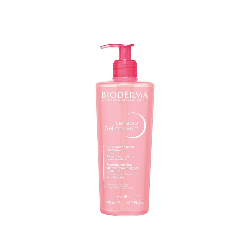 فوم ژل شستشوی صورت سنسیبیو بایودرما مخصوص پوست حساس و خشک tBioderma  Sensibio Gel Moussan