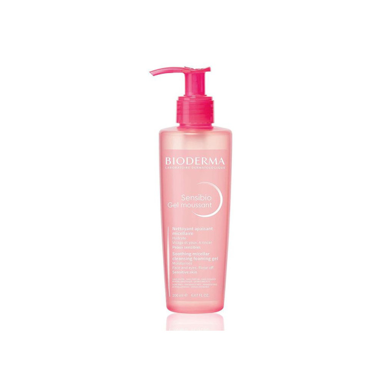 فوم ژل شستشوی صورت سنسیبیو بایودرما مخصوص پوست حساس و خشک tBioderma Sensibio Gel Moussan