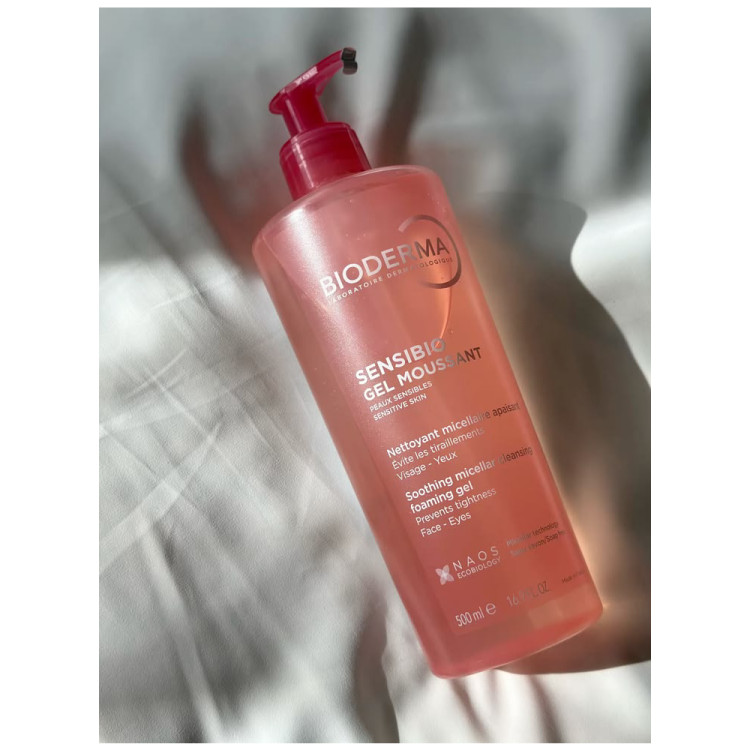 فوم ژل شستشوی صورت سنسیبیو بایودرما مخصوص پوست حساس و خشک tBioderma Sensibio Gel Moussan
