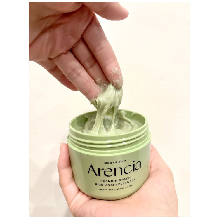 پاک کننده عمقی موچی برنج و چای سبز آرنسیا تسکین دهنده و کنترل کننده چربی پوست Arencia Fresh Green Rice Mochi Cleanser