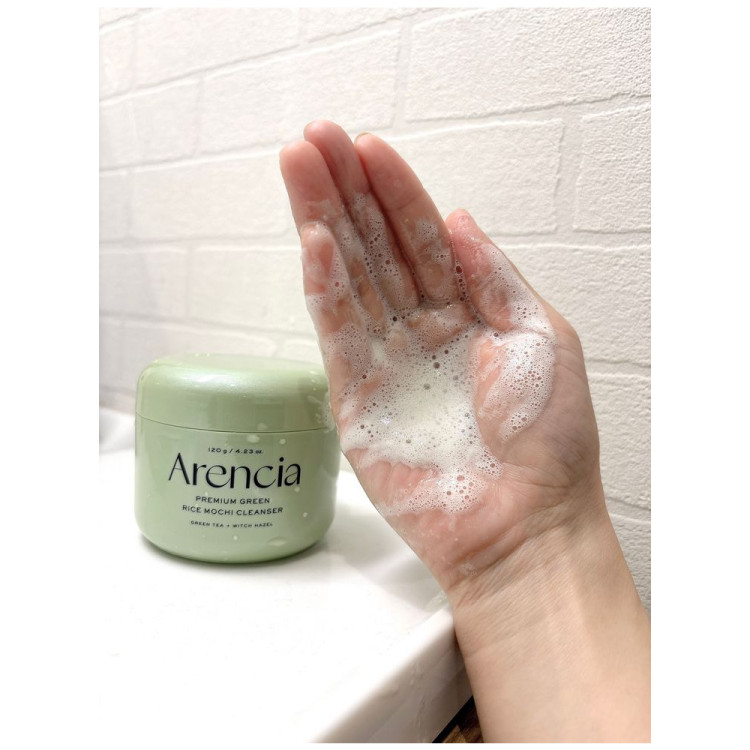 پاک کننده عمقی موچی برنج و چای سبز آرنسیا تسکین دهنده و کنترل کننده چربی پوست Arencia Fresh Green Rice Mochi Cleanser