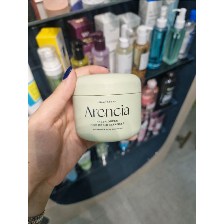 پاک کننده عمقی موچی برنج و چای سبز آرنسیا تسکین دهنده و کنترل کننده چربی پوست Arencia Fresh Green Rice Mochi Cleanser