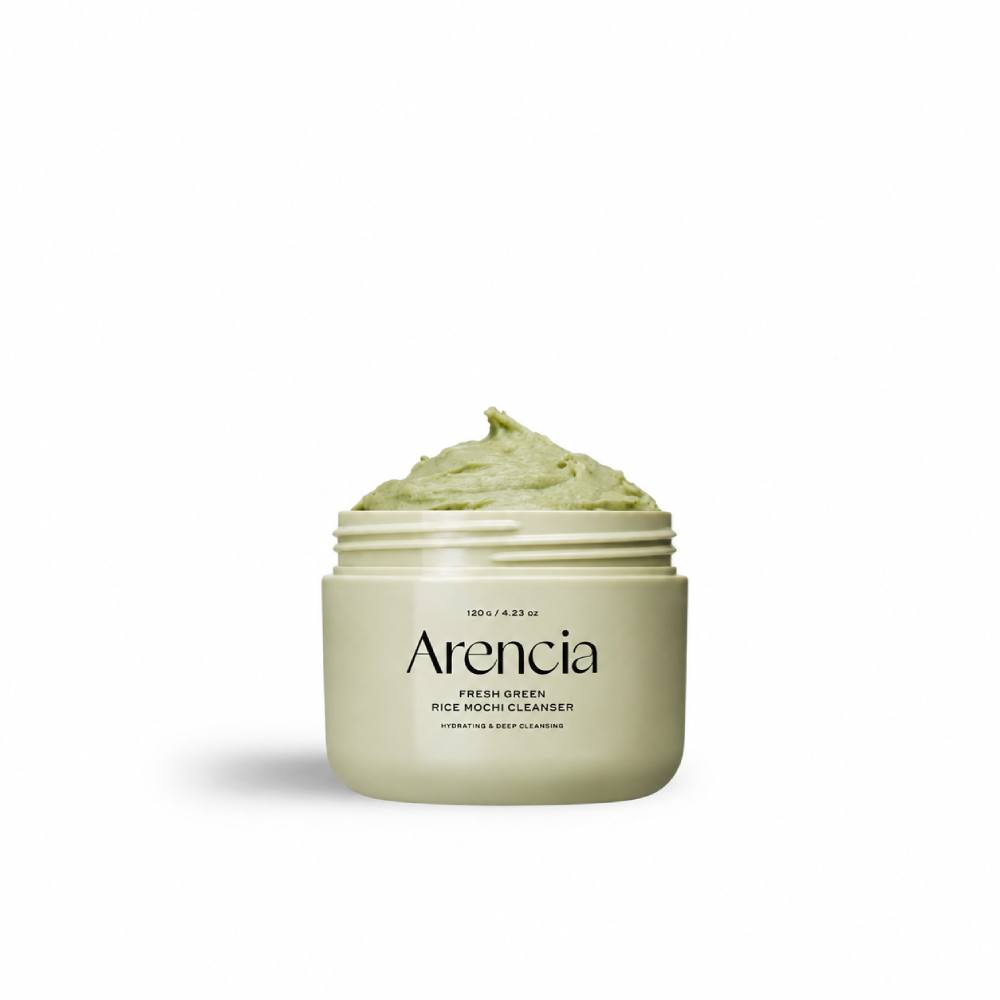 پاک کننده عمقی موچی برنج و چای سبز آرنسیا تسکین دهنده و کنترل کننده چربی پوست Arencia Fresh Green Rice Mochi Cleanser