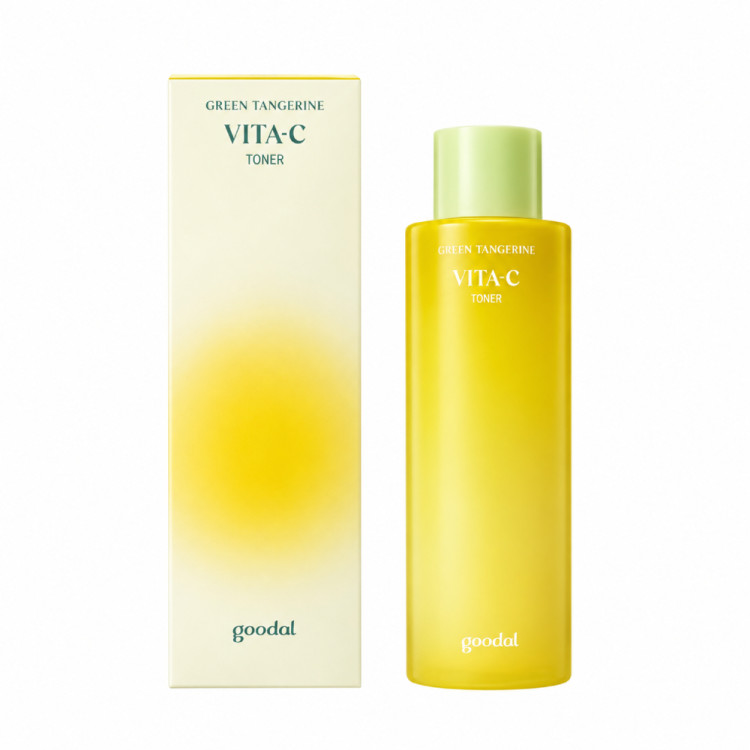 تونر روشن کننده ویتامین سی نارنگی سبز گودال Goodal Green Tangerine Vita-C Toner